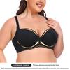 Large Size Bra for Women Smooth and Seamless Gathering Bra with Steel Rims Adjustable Bra