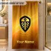 Beach TowelLeeds United Custom Name Text Personalized Soft Towel for Beach Pool Indoor Home Decor Gift