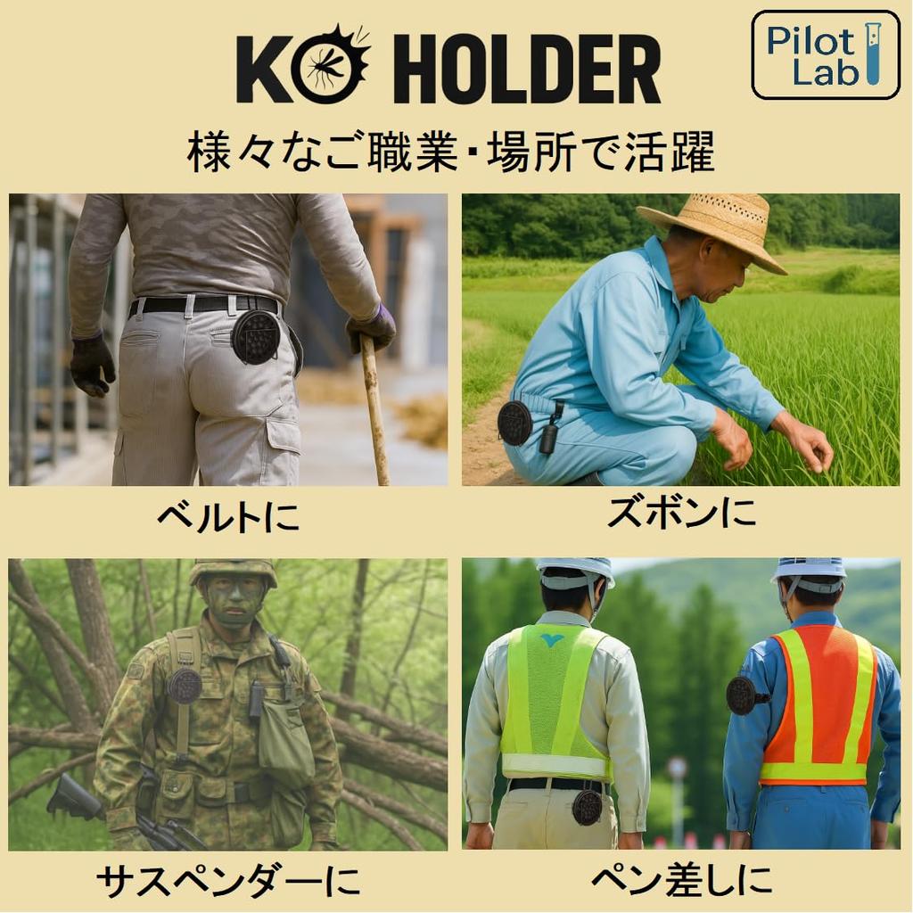 Professional Mosquito Coil Holder Mini Durable and Fall Off Ideal for Work and Forces Portable Insect Repellent Military Design [Pilot Lab] (for Use)