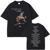 Bad Bunny Nadie Sabe Lo Que Va A Pasar Manana Album Grafiken Grafiken Mode Retro Baumwolle Herren Damen Übergroßes T-Shirt Y2K