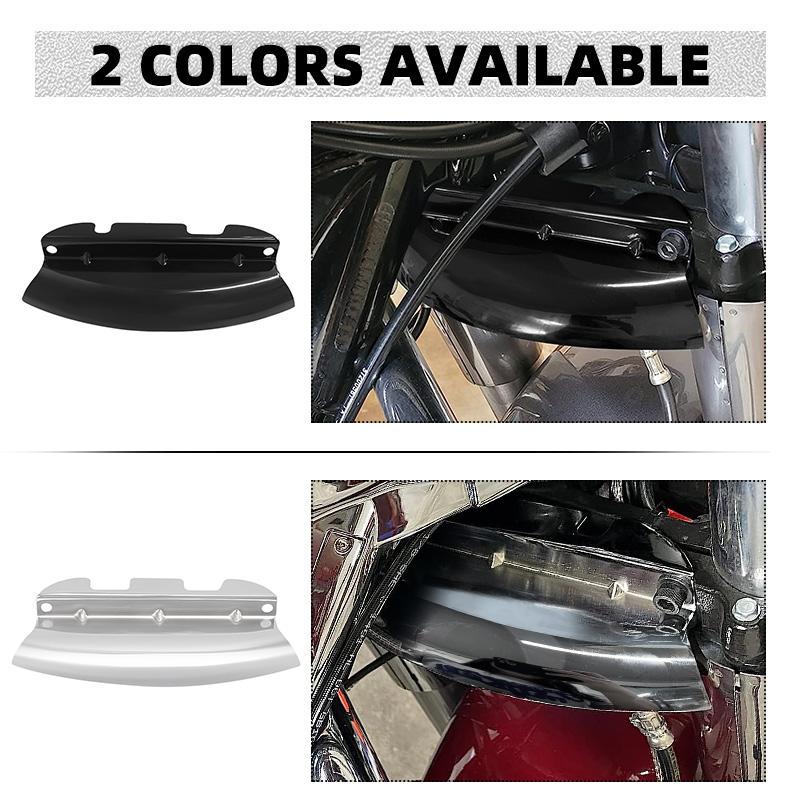 Motorcycle Front Fork Lower Triple Tree Steel Wind Deflector For Harley Touring Electra Street Glide FLH/T FLHX 2014-2025 Models