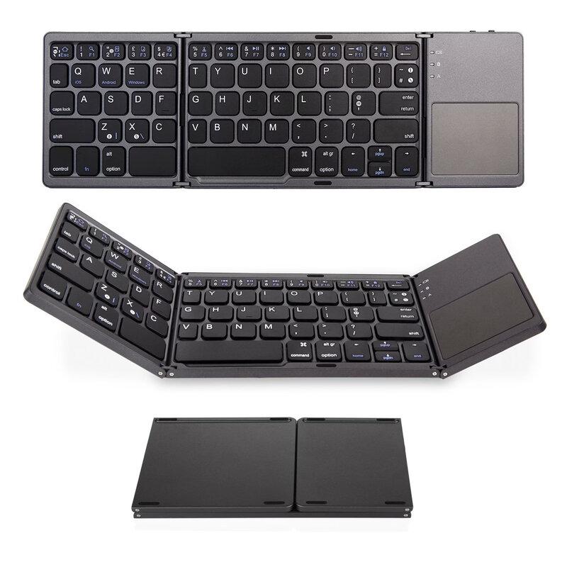 OLOEY Foldable Bluetooth Keyboard with Touchpad