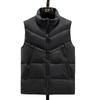 Men's Plus Size Winter Fashion Cotton Vest - Trendy Sleeveless Jacket with Stand Collar