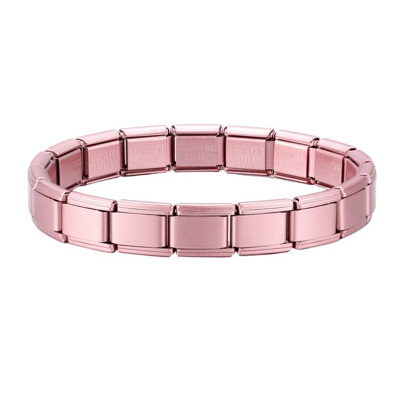 Bracelets à Charms Italiens Y2K DIY Élastique de Base Bracelet en Acier Inoxydable Mode Bijoux pour Femmes Fabrication Vente en Gros
