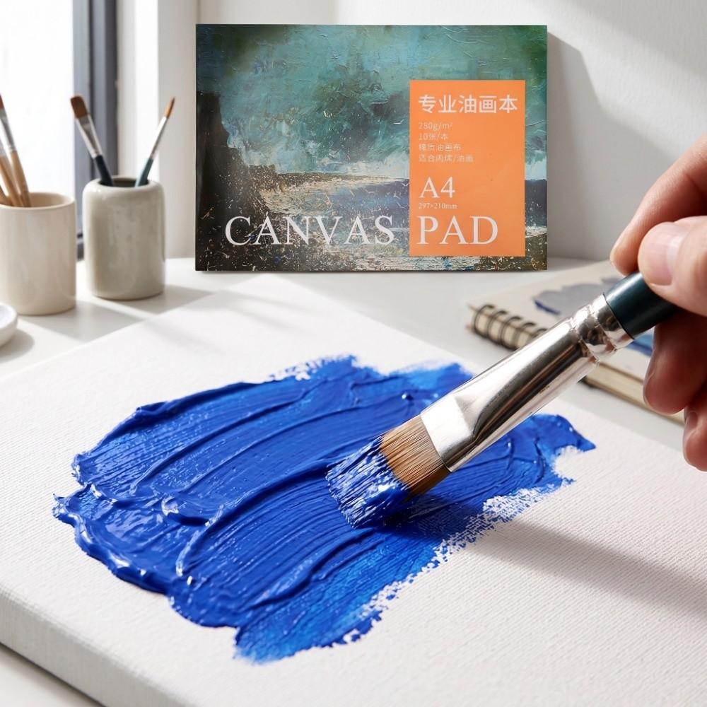 Cotton Material Acrylic Canvas Sheet 8.3 x 11.7in Oil Painting Paper Art Sketchbook Acrylic Art