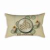 Moslem Home Decoration Eid Mubarak Ramadan Festival Mosuqe Doctrine Calligraphy Art Sofa Pillow Case Linen Cushion Cover