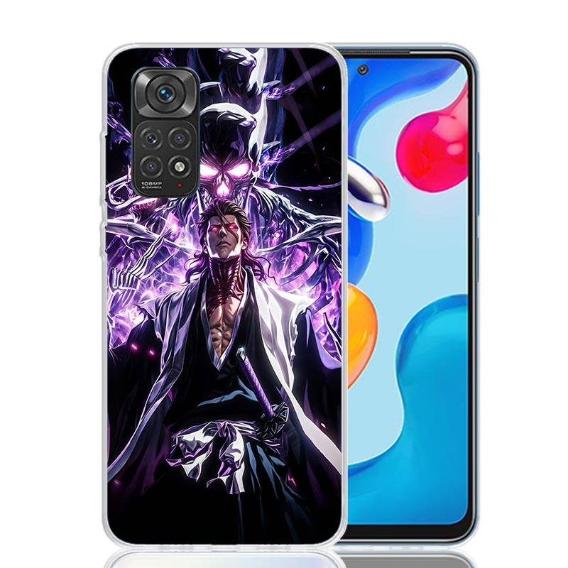 Aizen Sousuke Bleach Phone Case For Xiaomi Redmi Note 15 14 13 12S 12 Pro Plus 11S 11E 11 11T 10S 10 Art Soft Pattern Cover Redm