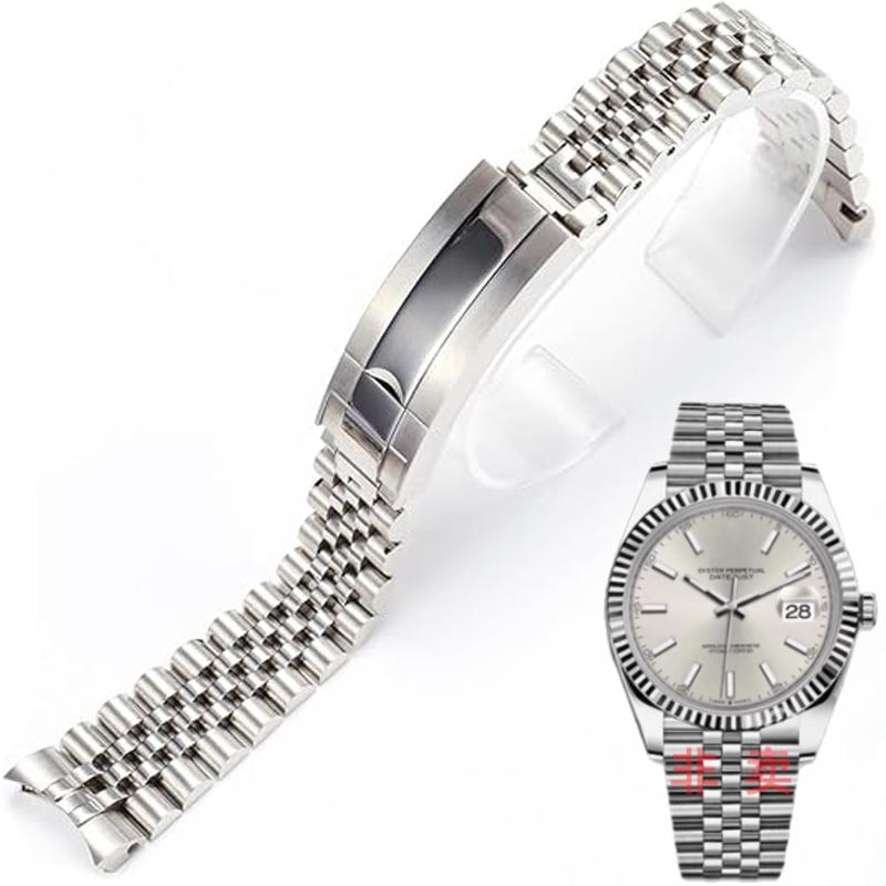 904 Jubilee Watchband For Rolex Sub GMT Yacht Daytona Men's Strap 20mm Luxury watch chain Mod Parts Replacement Accessories