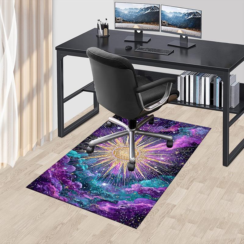 1PC Cosmic Sun Extra Large Non Slip Floor carpet, Office, family, Studio   Large Area Rug Indoor Rugs, Bold Statement Piece