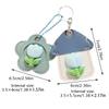 2PCS/Set Keyrings Convenient 3D Tulip Design Accessories Keychain Cute Access Card Holder Multi-Functional Multicolor