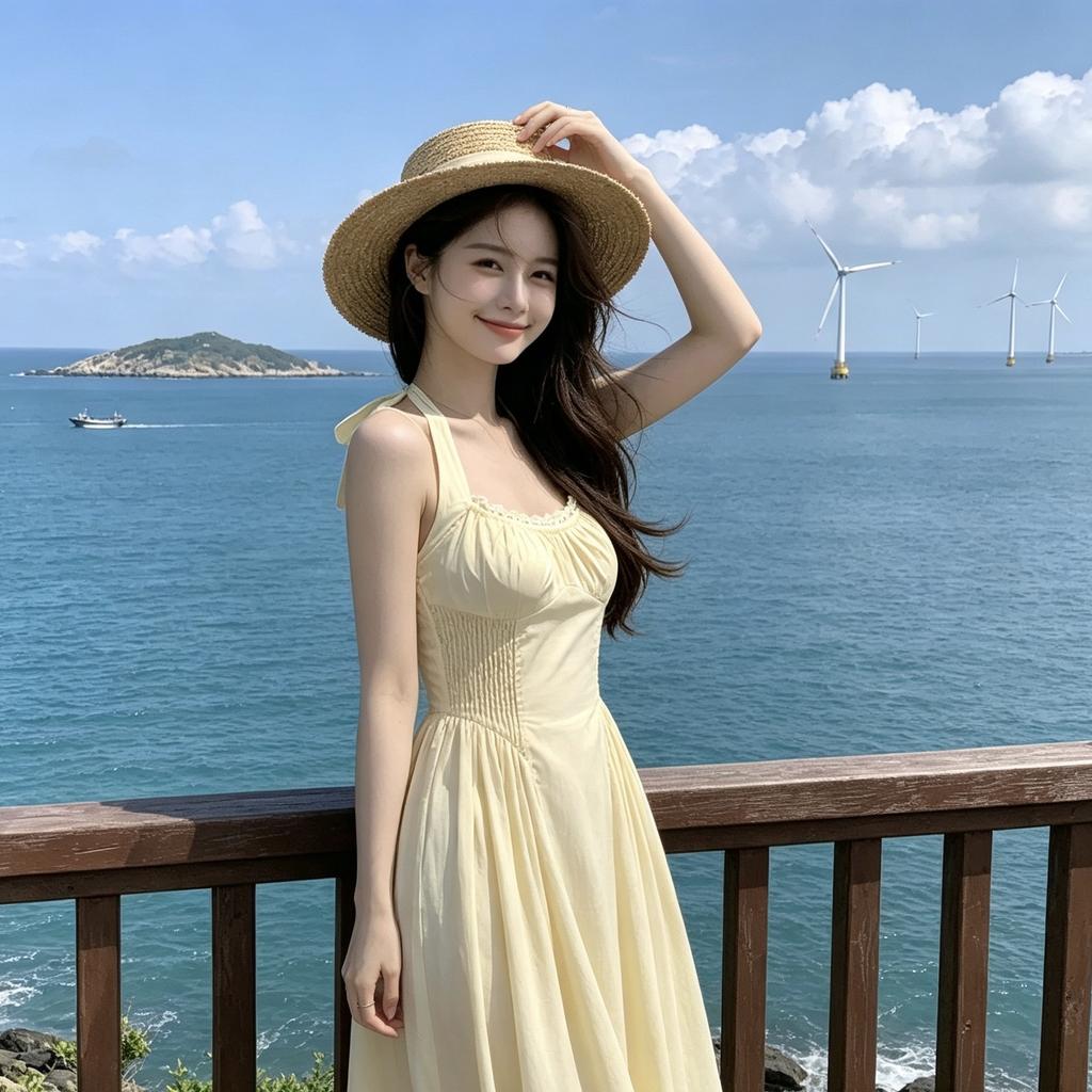 Summer New French Straps Gentle Dress Bow Holiday Temperament Sleeveless Waist Thin Long Dress Skirt