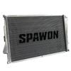 3 Rows SPAWON Full Aluminum Car Radiator For 2001-2006 BMW M3 E46 Coupe 3.2L L6 Manual MT 2627 OEM 17102228941