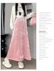 Women's Velvet A-Line Skirt, High-Waist, Slim-Fit, Thick Velvet, Autumn/Winter 2025 Collection
