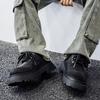 Autumn British Style Casual Business Dress Leather Shoes Sports Heightening Black Big Head Derby Shoes