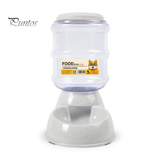 3.8L Automatic Pet Feeder Plastic Cat Water Fountain Large Capacity Pet Food Feeder Bowl Water Dispenser for Dogs Cats