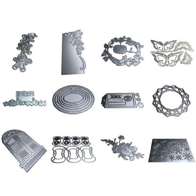 Wondow Cutting Dies Metal Die Cuts DIY Stencils Template Molds for Card Making
