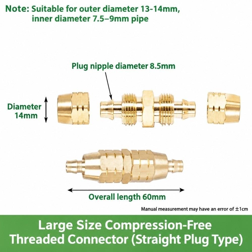 High Pressure Quick Coupling Connector Copper Copper Hose Connector for Dosing Hose Connection