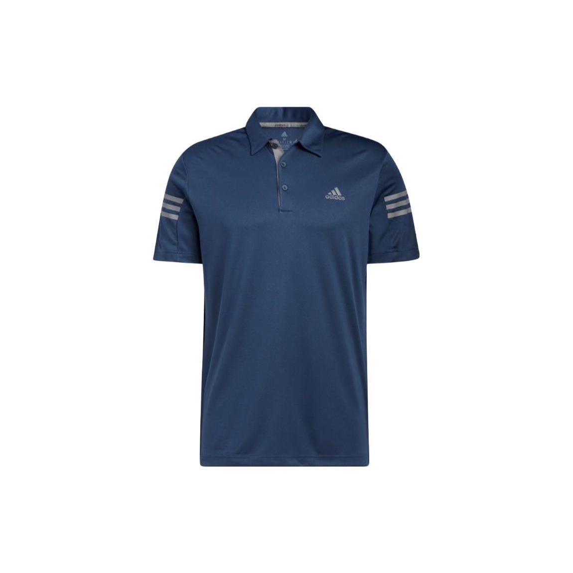 adidas 3-Stripes Polo Shirt Blue Men s HC5353 S