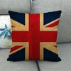 Painted Linen Flag Pillow Case Fashion Simple Casual Living Room Versatile And