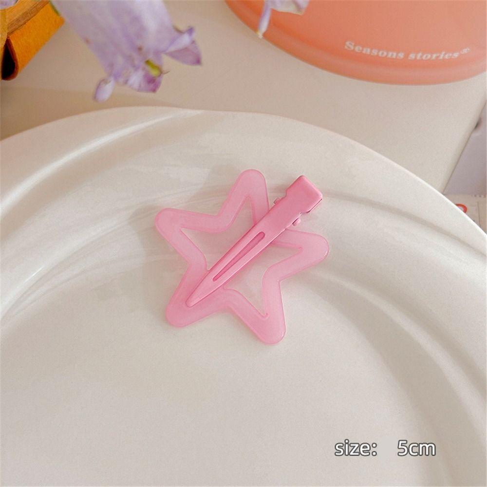 Colorful Star BB Hair Clips Cute Side Barrettes Hair Grip High Quality Star Hairpin