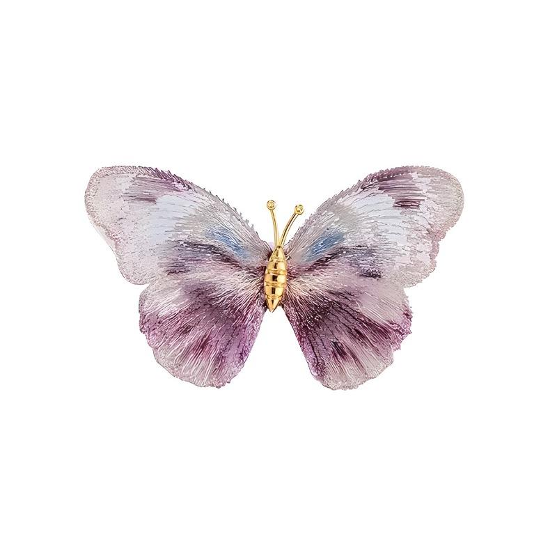 Exquisite Embroidered Butterfly Brooch, High-end Insect Brooch, and Niche Design Sense Pins