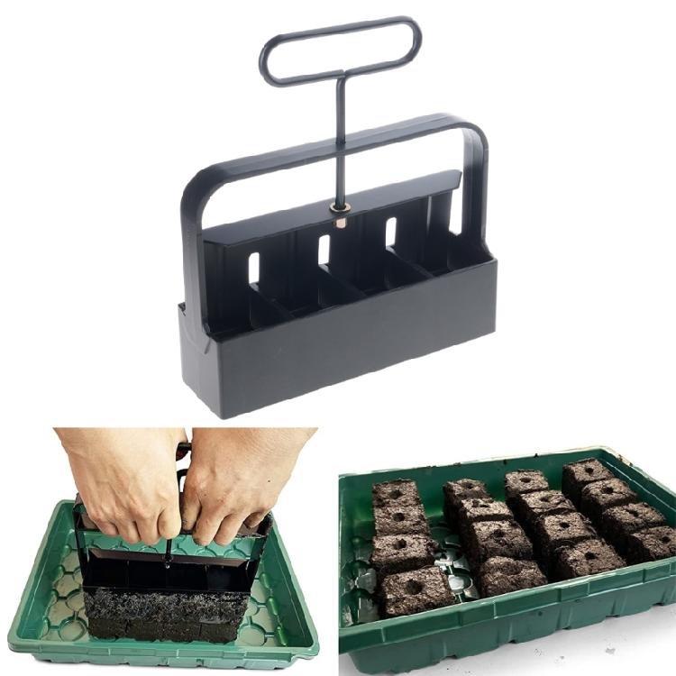 Soil Blocker 4 Cell Soil Block Maker  Handheld Block Maker Blocking
