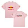 Oracle Red Bull Racing F1 T‑Shirt Unisex Short Sleeve Tee Formula 1 Racing Fans Casual Tops