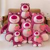 Urocza pluszowa zabawka Niedźwiadek Truskawkowy z poduszką w kształcie truskawki Idealny prezent dla dziewczynek!