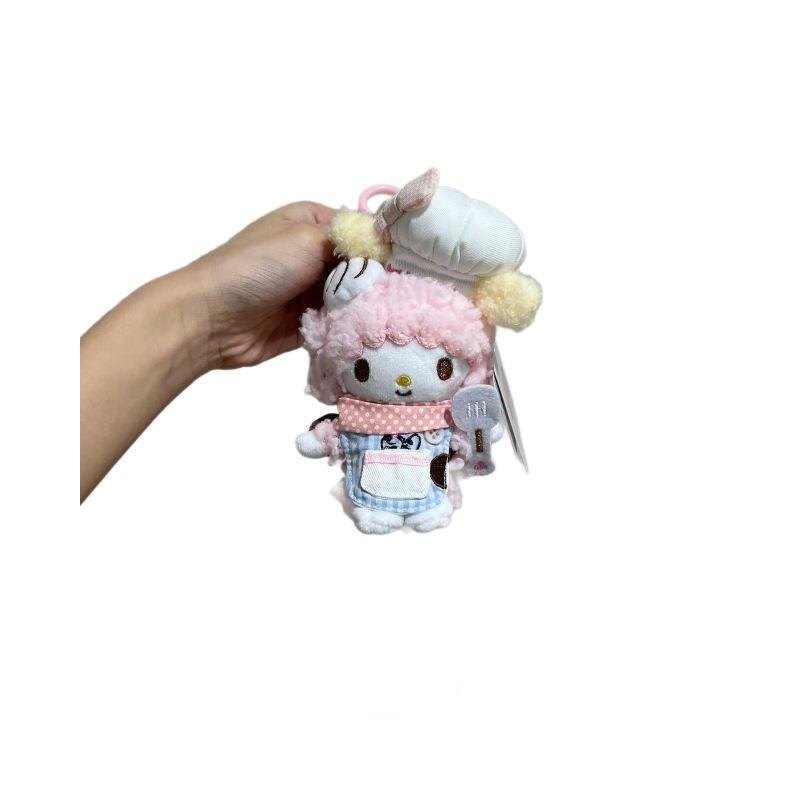 Sanrio My Melody Little Sheep Piano Plush Keychain Ornament Gift