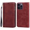 For iPhone 16 Pro Case Business Style Magnetic Closure Leather Phone Cover with Strap