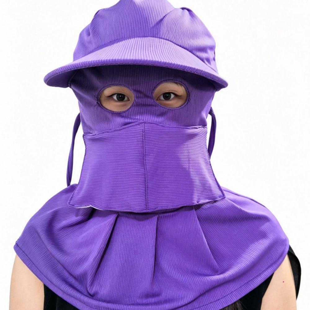 Sun Protection Full-Face Sun Hat Breathable Cycling Cap Fashion Woman Bucket Hat Summer Outdoor