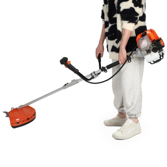 Gas String Trimmer 52cc Weed Wacker Gas Powered 2 In 1 Cordless Hedge Trimmer 2-Stroke Brush Cutter Plastic Handle & Shoulder Strap Included