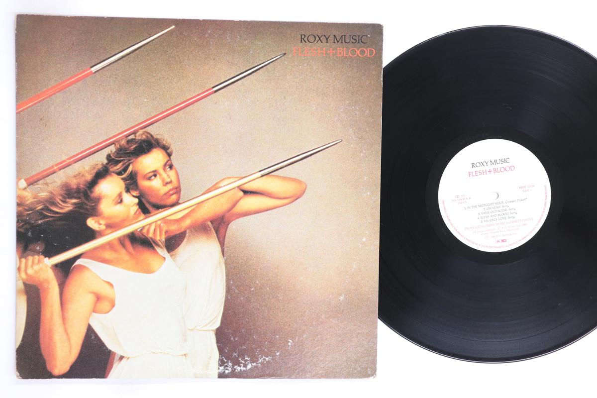 Виниловая пластинка ROXY MUSIC Flesh Blood MPF1316 POLYDOR 1980 Япония Рок Б/у