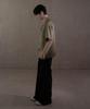 WEGO Short Sleeve Satin Embroidered Summer Simple Size M Men's Shirt, Top, Casual, Khaki,