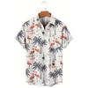 Camicia da uomo con fantasia geometrica Stampa 3D Camicia con bottoni Camicia casual Camicia estiva Manica corta Abbigliamento quotidiano per le vacanze