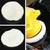 2Pcs/Set 23cm Diameter Polishing Bonnet Buffer Wool Polishing Pad Polishing Waxing Sleeve For 9inch/10inch Car Polisher