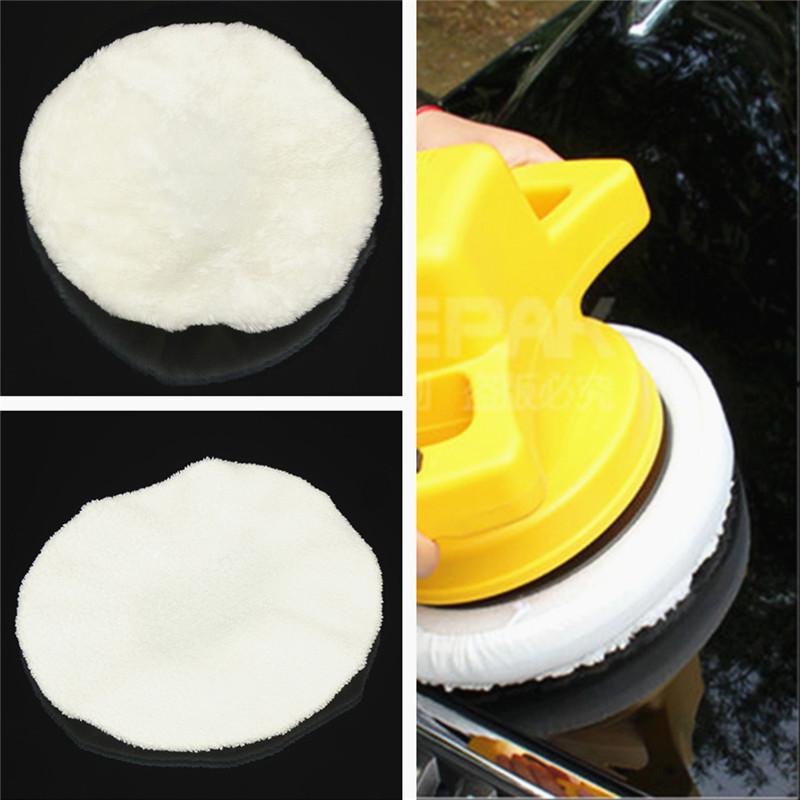 2Pcs/Set 23cm Diameter Polishing Bonnet Buffer Wool Polishing Pad Polishing Waxing Sleeve For 9inch/10inch Car Polisher