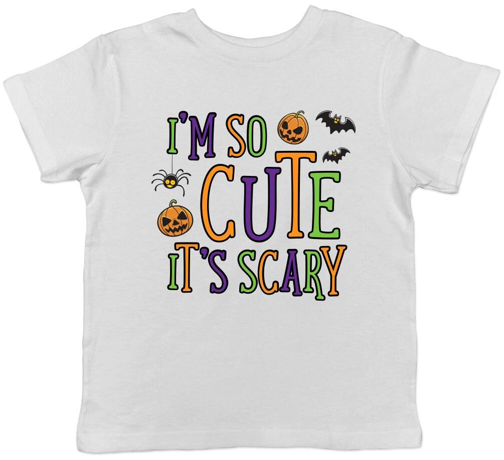 I m So Cute It s Scary Halloween Boys Girls Kids Childrens T-Shirt 110