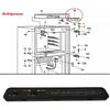 2-vägs Kontrollpanel Kretskortssats 2932771021 för Dometic Husbils Kylskåp Del DM2652, DM2852, DM2862 Tillbehör