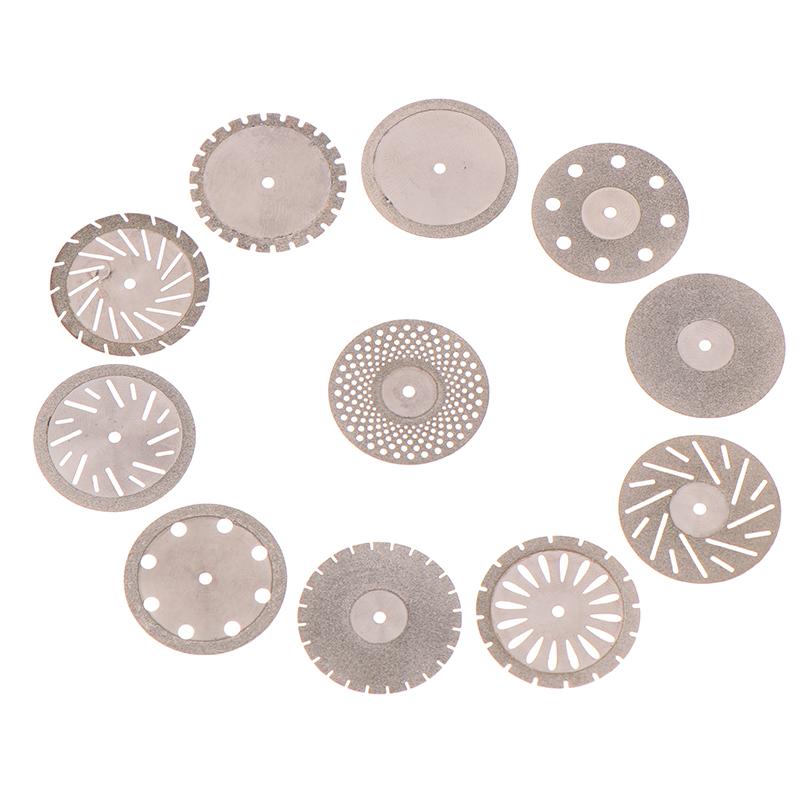 Dental Lab Double Sided Diamond Cutting Disc 22Mm For Separating Polishing Ceramic Crown Plaster Or Jade