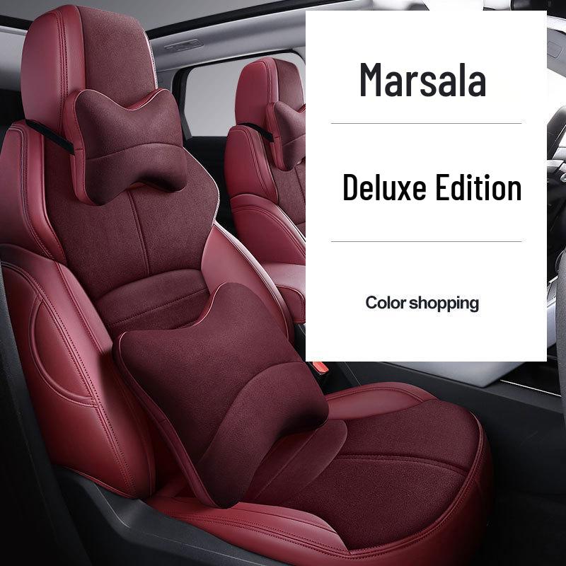 Huse de scaun personalizate din piele întoarsă pentru Land Rover Range Rover Evoque - Acoperire completă, 5 locuri