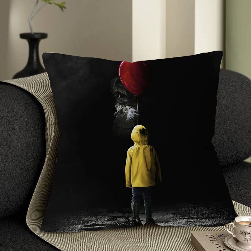Horror Film I-It Personalized Pillow Dust Cover Bedroom Kids Party Decoration Pillowcase Birthday Children Gift