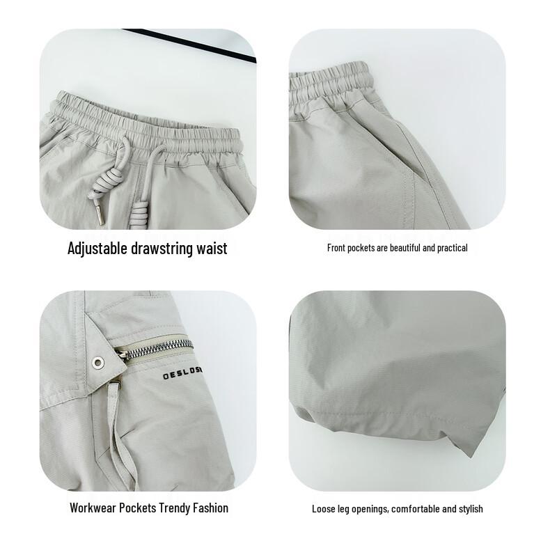 Boys' Spring Autumn Casual Cargo Pants