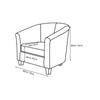 Vintage Sofa Cover Couch Chair Slipcover Tub Chair Covers for Armchair Slipcover, Furniture Protector for Living Room