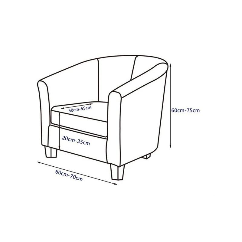 Vintage Sofa Cover Couch Chair Slipcover Tub Chair Covers for Armchair Slipcover, Furniture Protector for Living Room