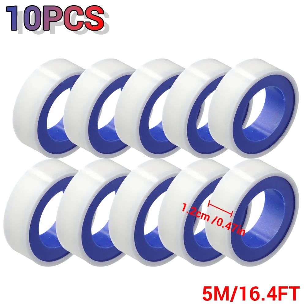 Plumbing Sealant Tape 10PCS – Leak-Proof Thread Seal Tape for Water/Gas Pipes, No Oil Needed, Easy Fix
