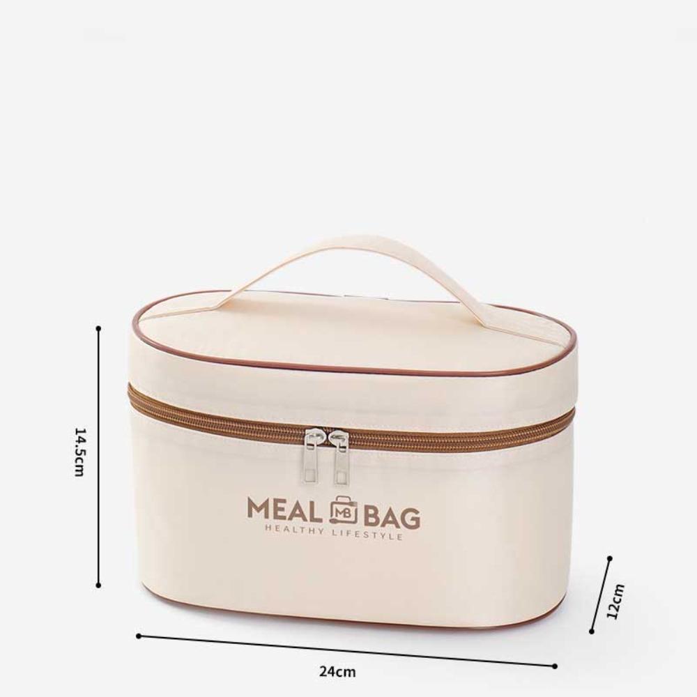 New Aluminum Foil Lunch Box Storage Bag Thickened Insulated Food Thermal Bag Oxford Waterproof Lunch Bag Women