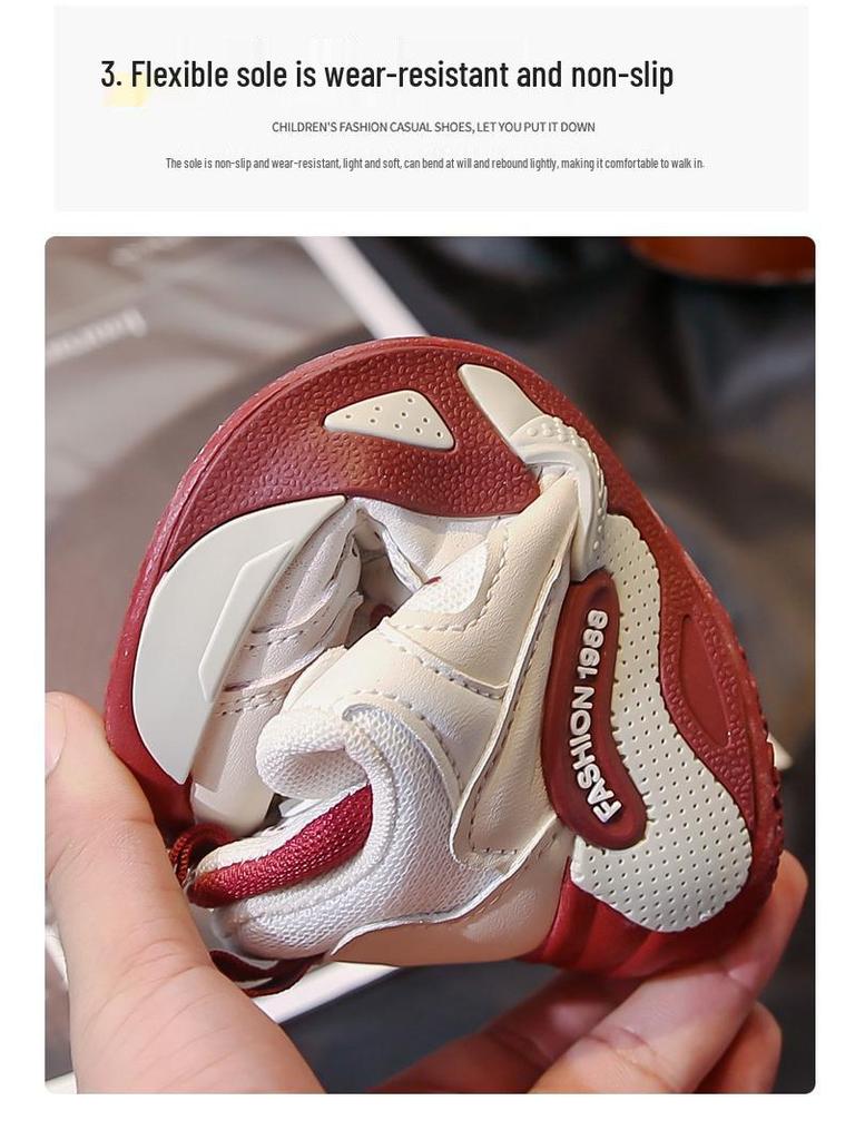 **Herbst 2025 Kinder-Basketball-Sneakers - Rutschfeste, abriebfeste Laufschuhe für Jungen**