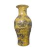 Antique Enamel Porcelain Vase with Luminous Dragon Pattern