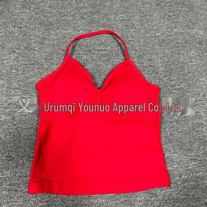 DFYNE Sports Vest & Halter Bra 3/4 Shorts Set